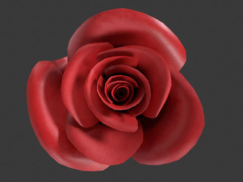 Rose Flower 3D Model