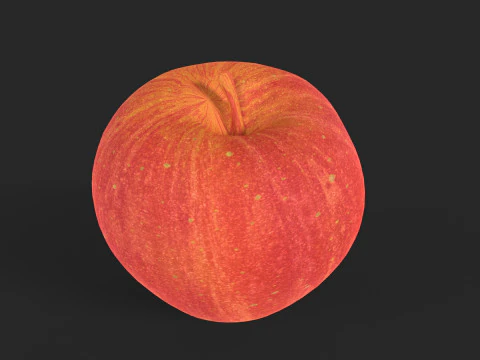 Red Apple 3D Model