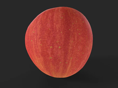 Red Apple 3D Model