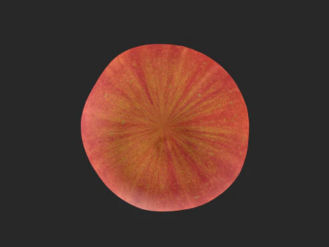Red Apple 3D Model