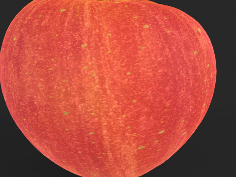 Red Apple 3D मॉडल