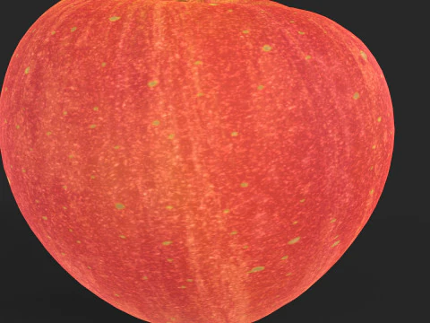 Red Apple 3D Model