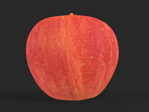 Red Apple 3D Model