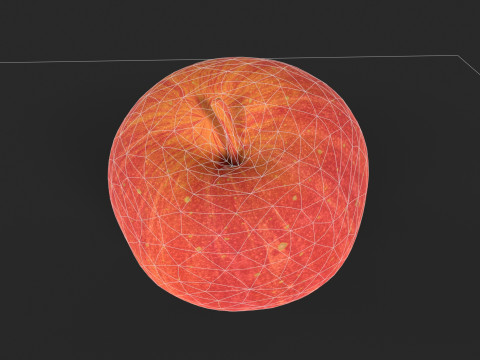 Red Apple 3D मॉडल