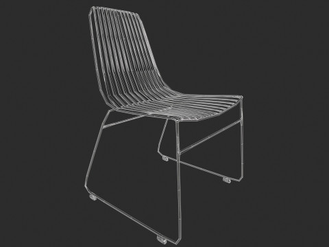 Metal Chair 3D-Modell