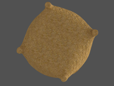 Wicker Basket 3D Модель