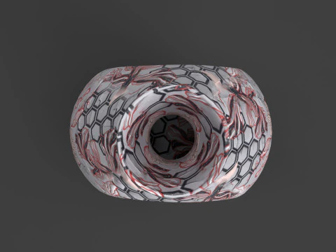 Painted Vase 3D Model