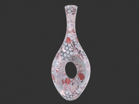 Painted Vase Modèle 3D