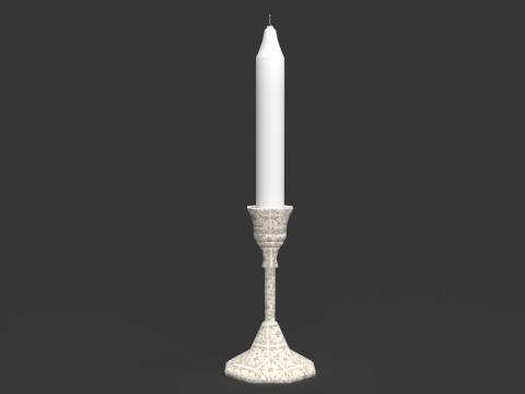 Candle Holder 3D 模型
