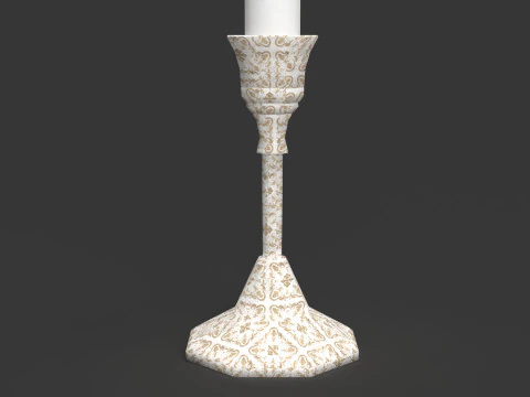 Portacandele Modello 3D