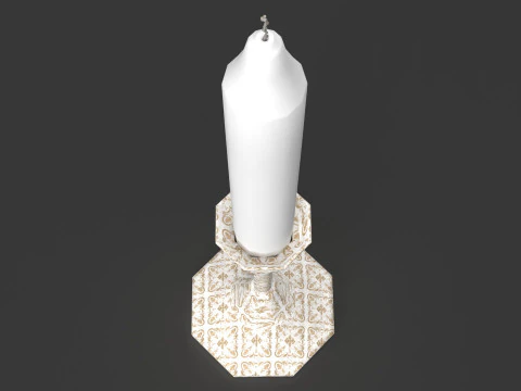 Portacandele Modello 3D