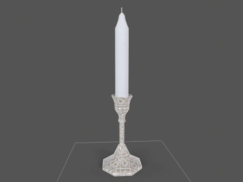 Portacandele Modello 3D