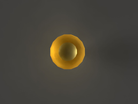 Golden Goblet 3D Model