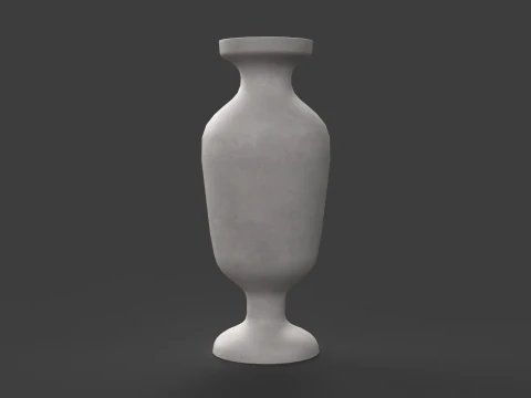 Elegant Decorative Vase 3D Model