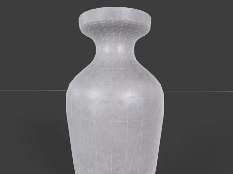Elegant Decorative Vase 3D Model