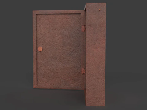 Rusted Power Box 3D Model