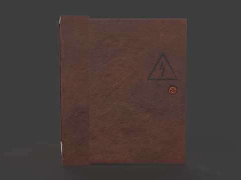 Rusted Power Box Model 3D