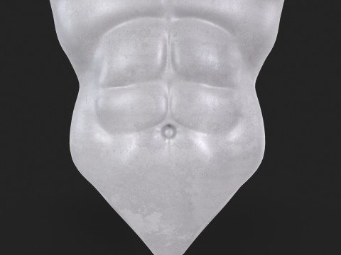 Male Torso Base Mesh 3D Model
