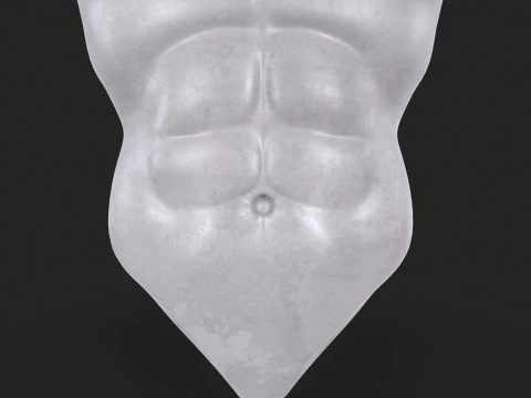 Male Torso Base Mesh 3D Model