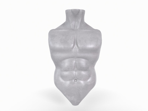 Male Torso Base Mesh Model do druku 3D