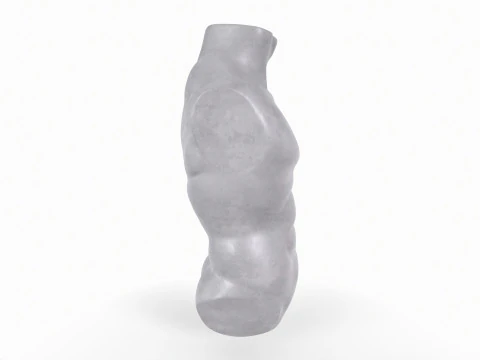 Male Torso Base Mesh 3D Print Model