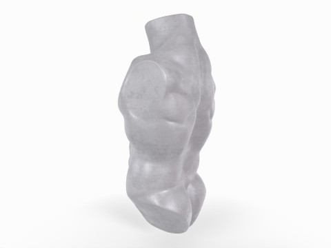 Male Torso Base Mesh Model do druku 3D