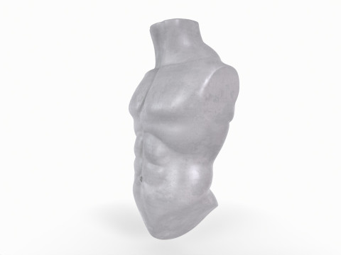 Male Torso Base Mesh Model do druku 3D