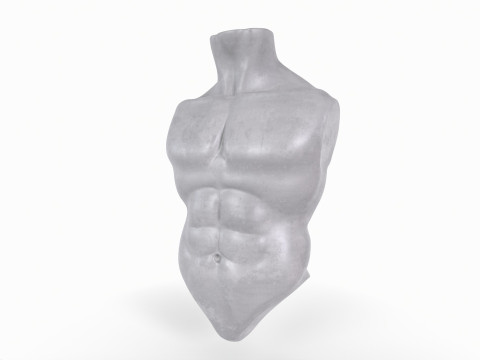Male Torso Base Mesh Model do druku 3D