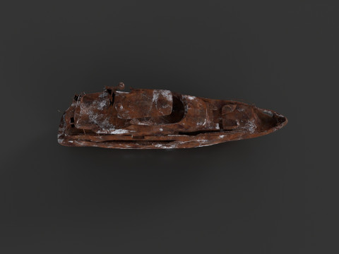 Shredded Scrap Yacht Model 3D