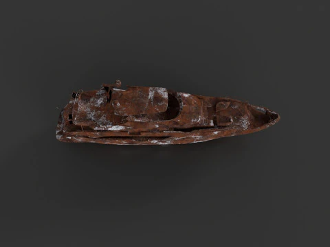 Shredded Scrap Yacht 3D Model
