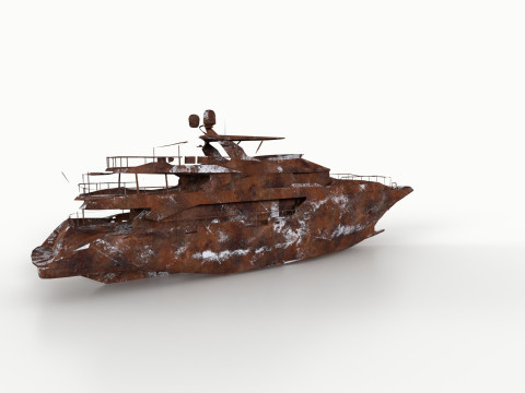 Shredded Scrap Yacht 3D 打印模型