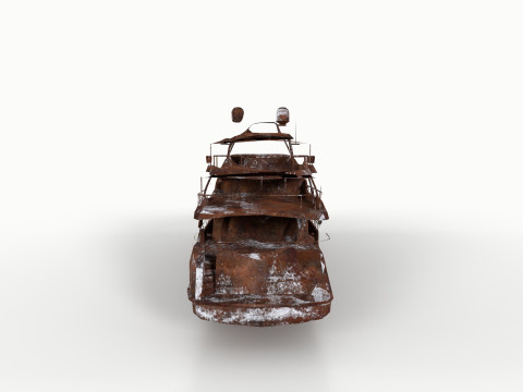 Shredded Scrap Yacht 3D 打印模型
