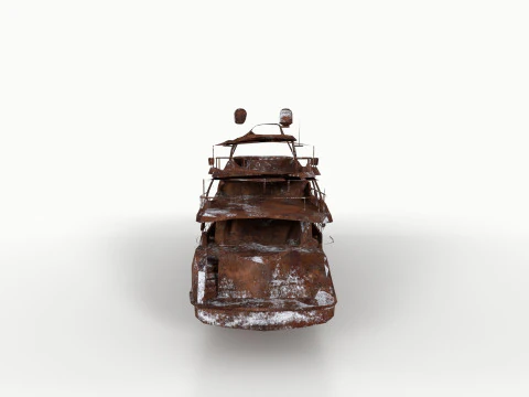 Shredded Scrap Yacht 3D Print Model