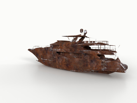 Shredded Scrap Yacht 3D 打印模型