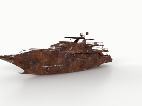 Shredded Scrap Yacht 3D 打印模型