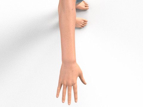 Mi Reina female character 3D Model