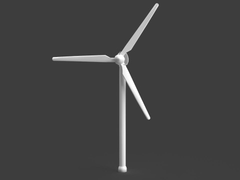 Generic Wind Power Turbine 3D Model