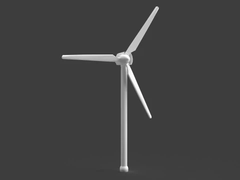 Generic Wind Power Turbine 3D Model