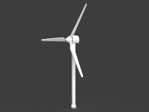 Generic Wind Power Turbine 3D Model