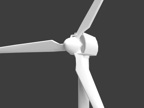 Generic Wind Power Turbine 3D Model