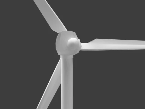 Generic Wind Power Turbine 3D Model