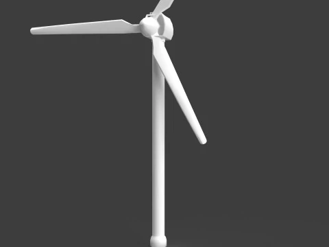 Generic Wind Power Turbine 3D Model