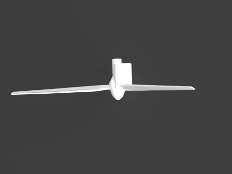 Generic Wind Power Turbine 3D Model