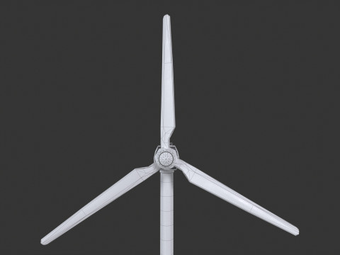 Generic Wind Power Turbine Modello 3D
