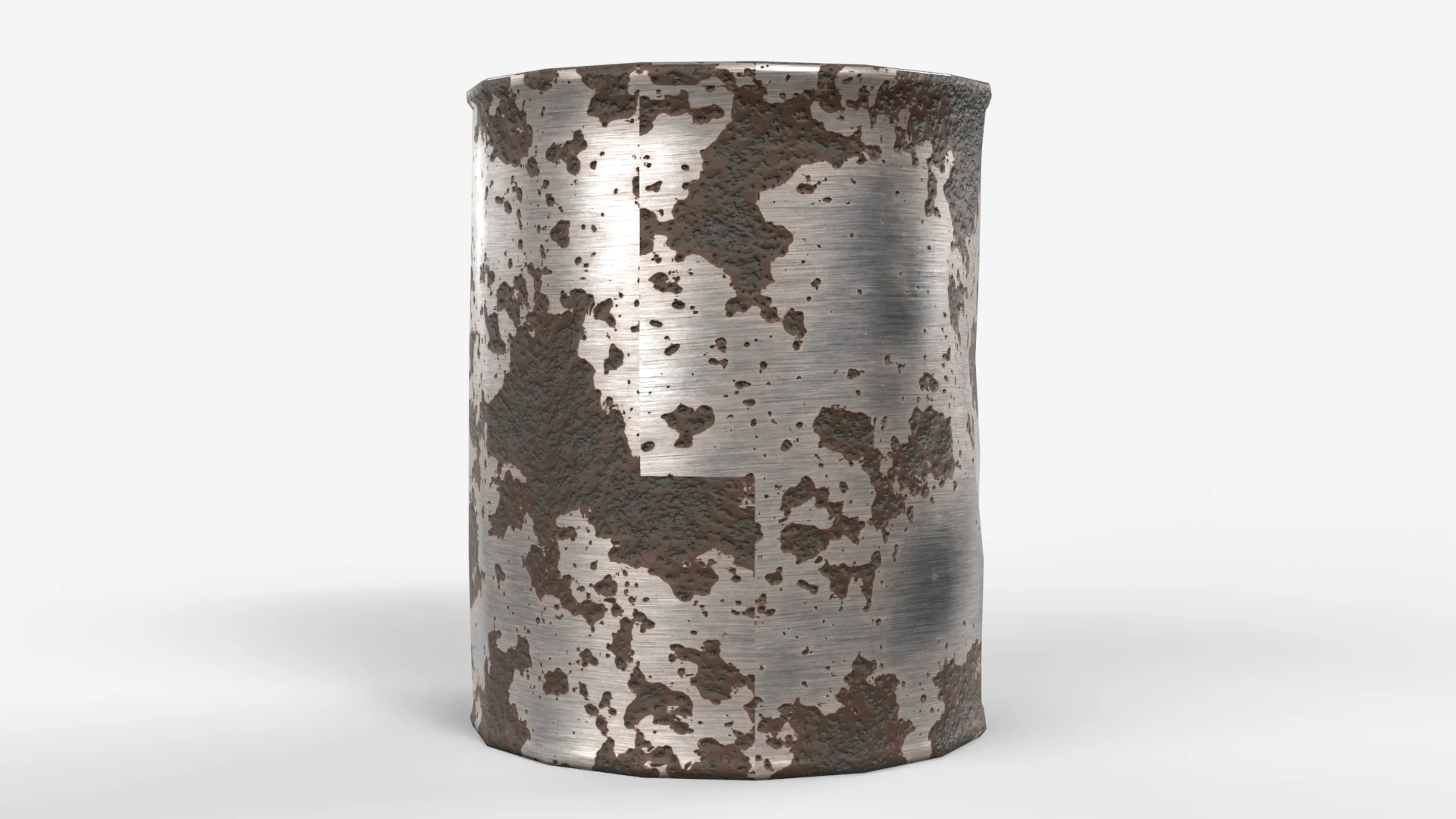 Rusted Can 3D Model .c4d .max .obj .3ds .fbx .stl .blend 