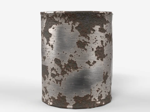 Rusted Can 3D Model