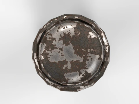 Rusted Can 3D Model