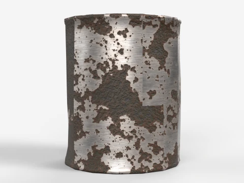 Rusted Can 3D Model