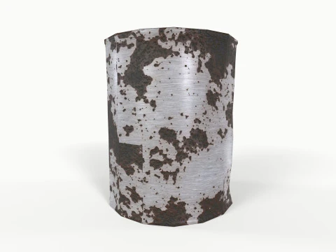 Rusted Can 3D Model