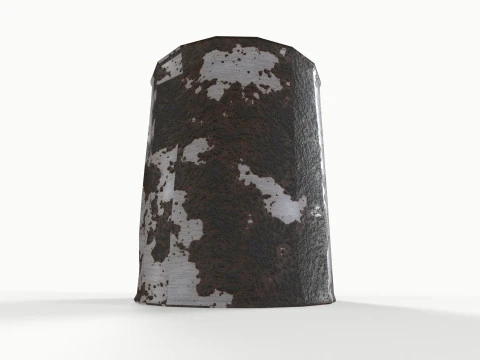 Rusted Can 3D Model